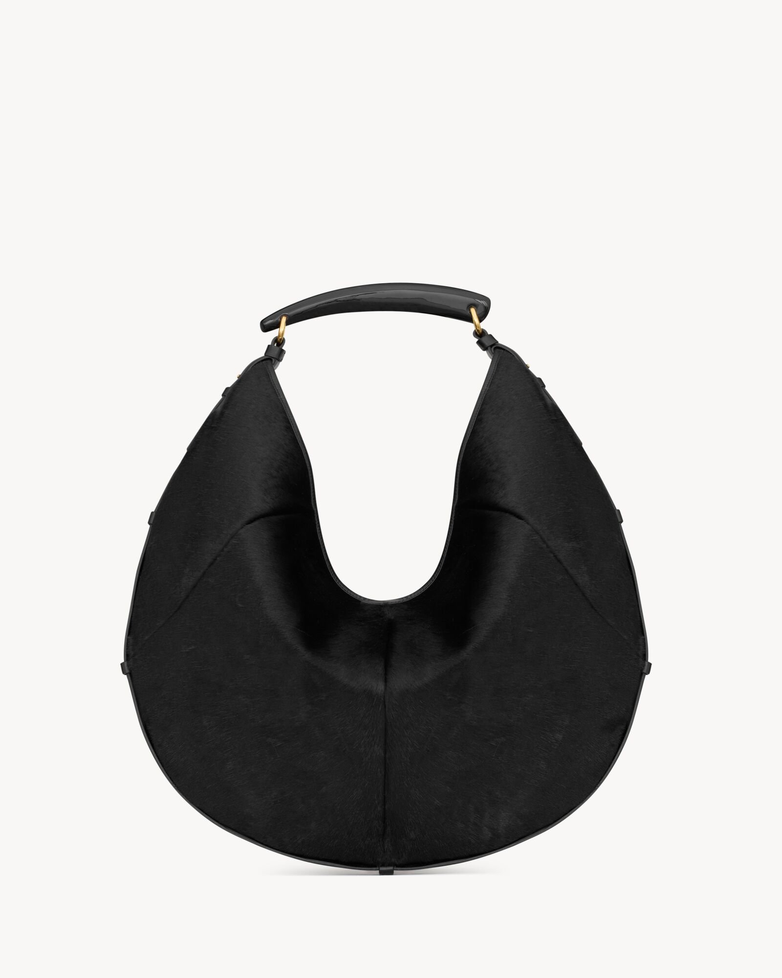 848811AAFPH1042_B MOMBASA large horsehair effect leather handbag