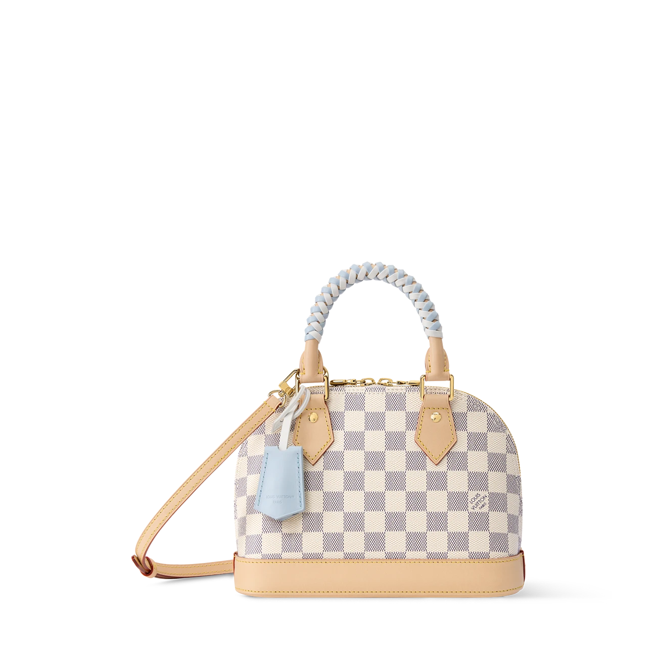 路易威登-alma-bb-手袋-damier-azur-canvas-时尚手袋--N40902_PM2_Front view ALMA BB handbag