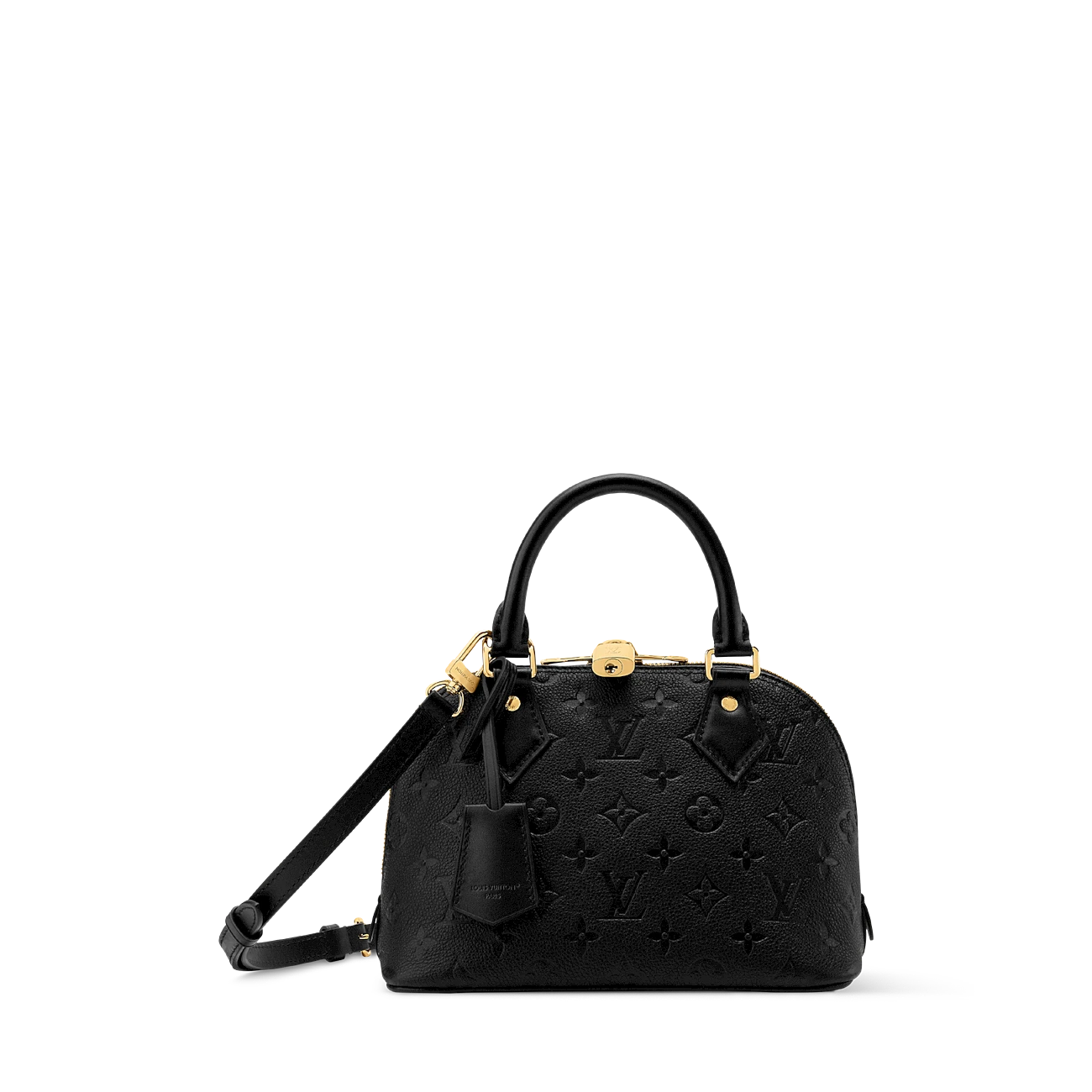 路易威登-alma-bb-手袋-monogram-empreinte-时尚手袋--M26409_PM2_Front view ALMA BB handbag