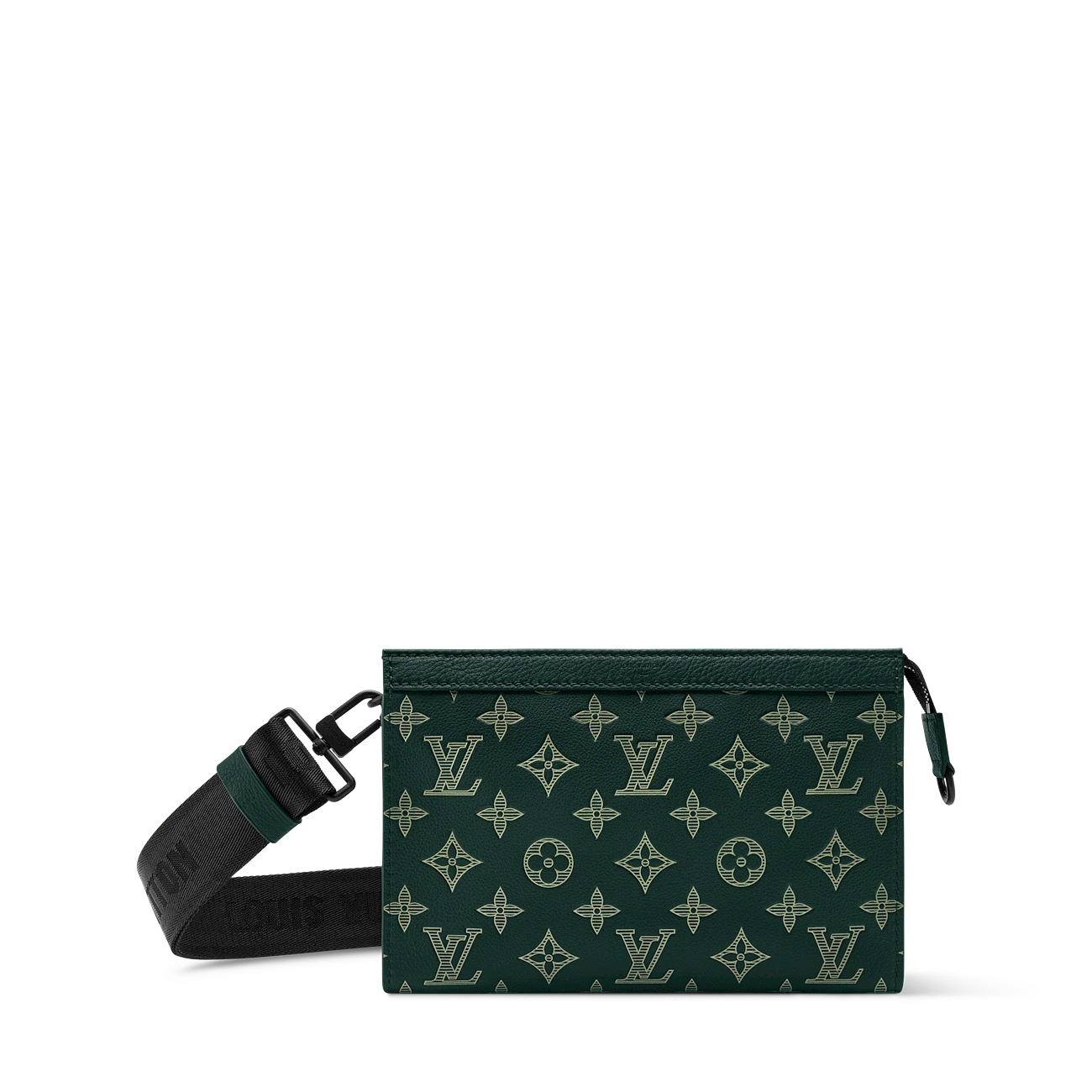 路易威登-gaston-迷你手袋-monogram-shadow-leather-男士小型皮具--M27148_PM2_Front view GASTON Mini Handbag