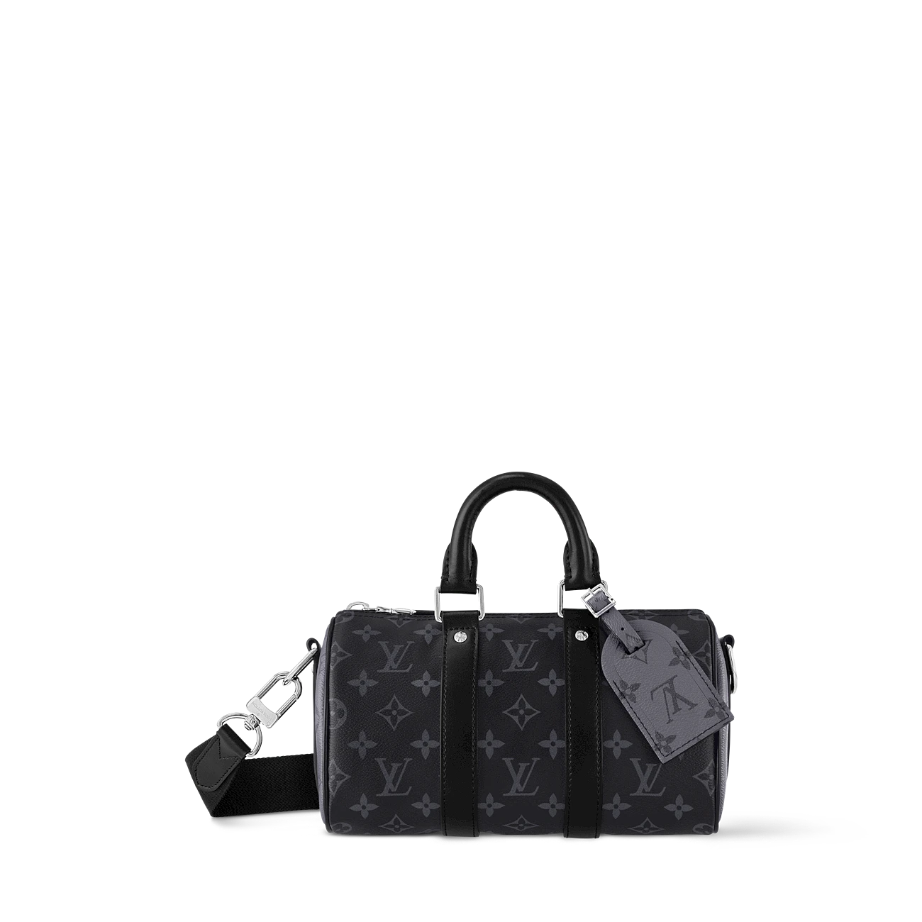 路易威登-keepall-bandoulière-25-手袋-monogram-eclipse-family-month-gift-guide--M46271_PM2_Front view KEEPALL BANDOULI È RE 25 Handbag