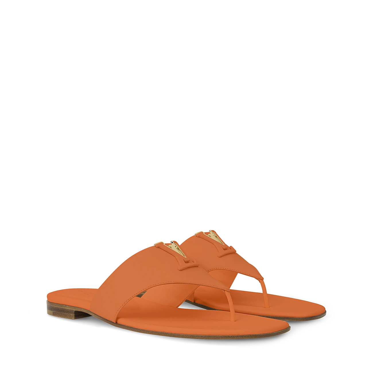 路易威登-lv-mare-平底人字拖-鞋履系列--AWS00WPC11_PM2_Front view LV MARE flat bottom flip flops