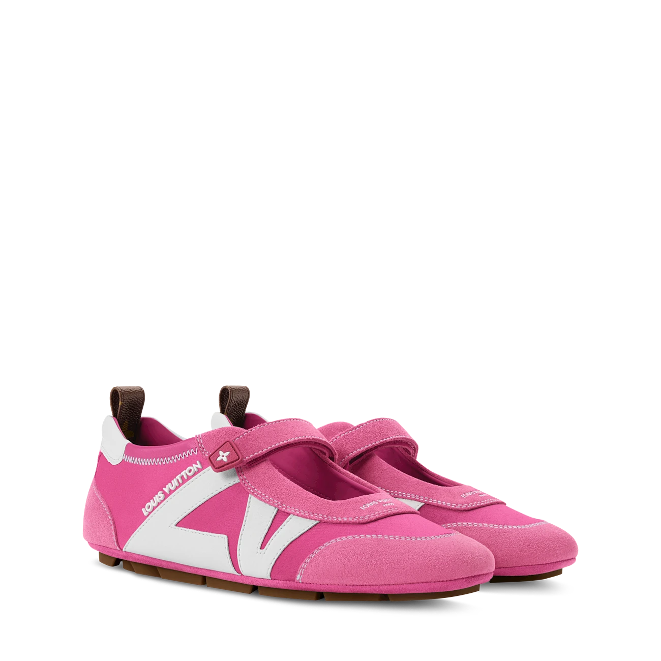 路易威登-lv-sneakerina-玛丽珍鞋-鞋履系列--AVU028MI14_PM2_Front view LV SNEAKERINA ballet sneakers