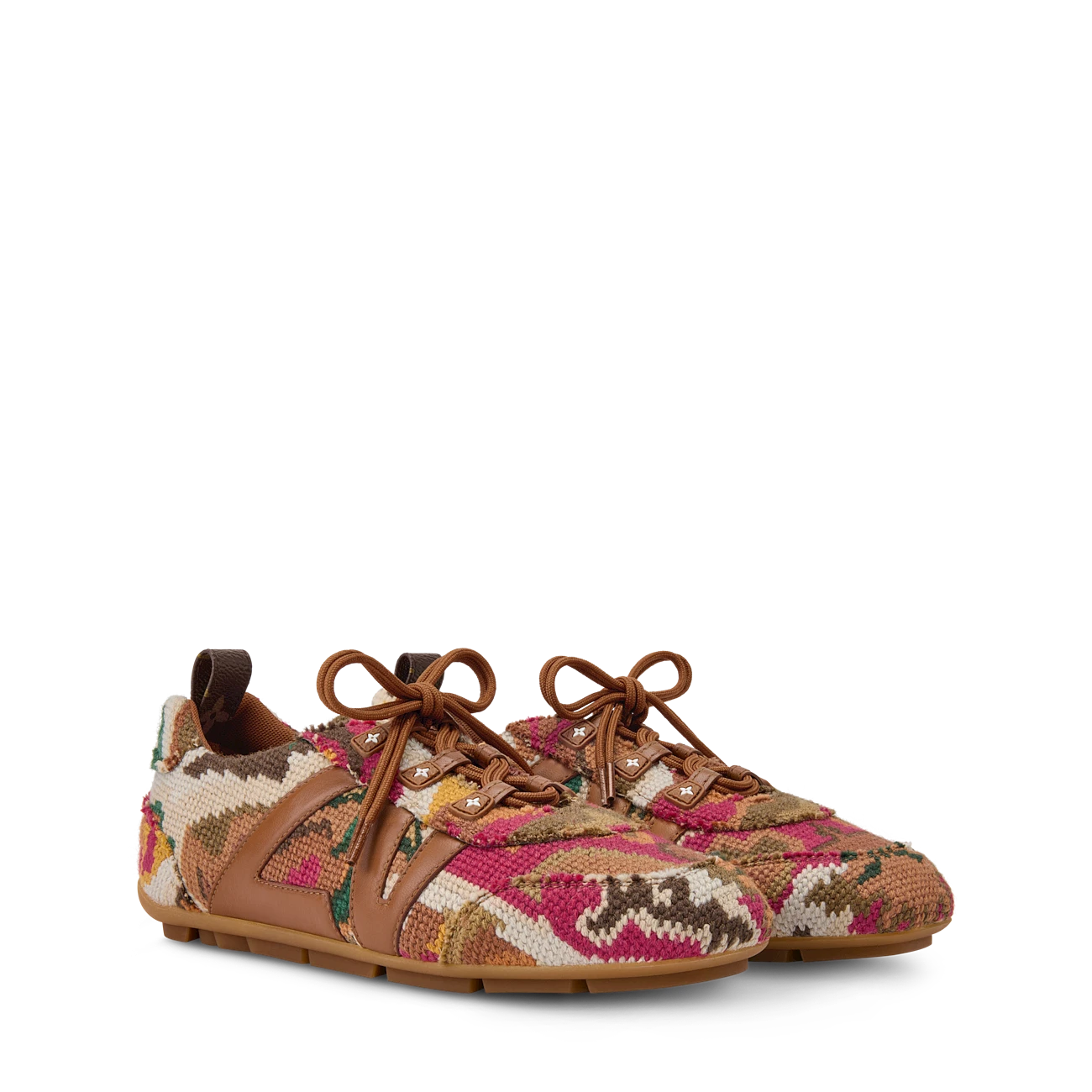 路易威登-lv-sneakerina-芭蕾运动鞋-鞋履系列--AVU05BTP92_PM2_Front view LV SNEAKERINA ballet sneakers