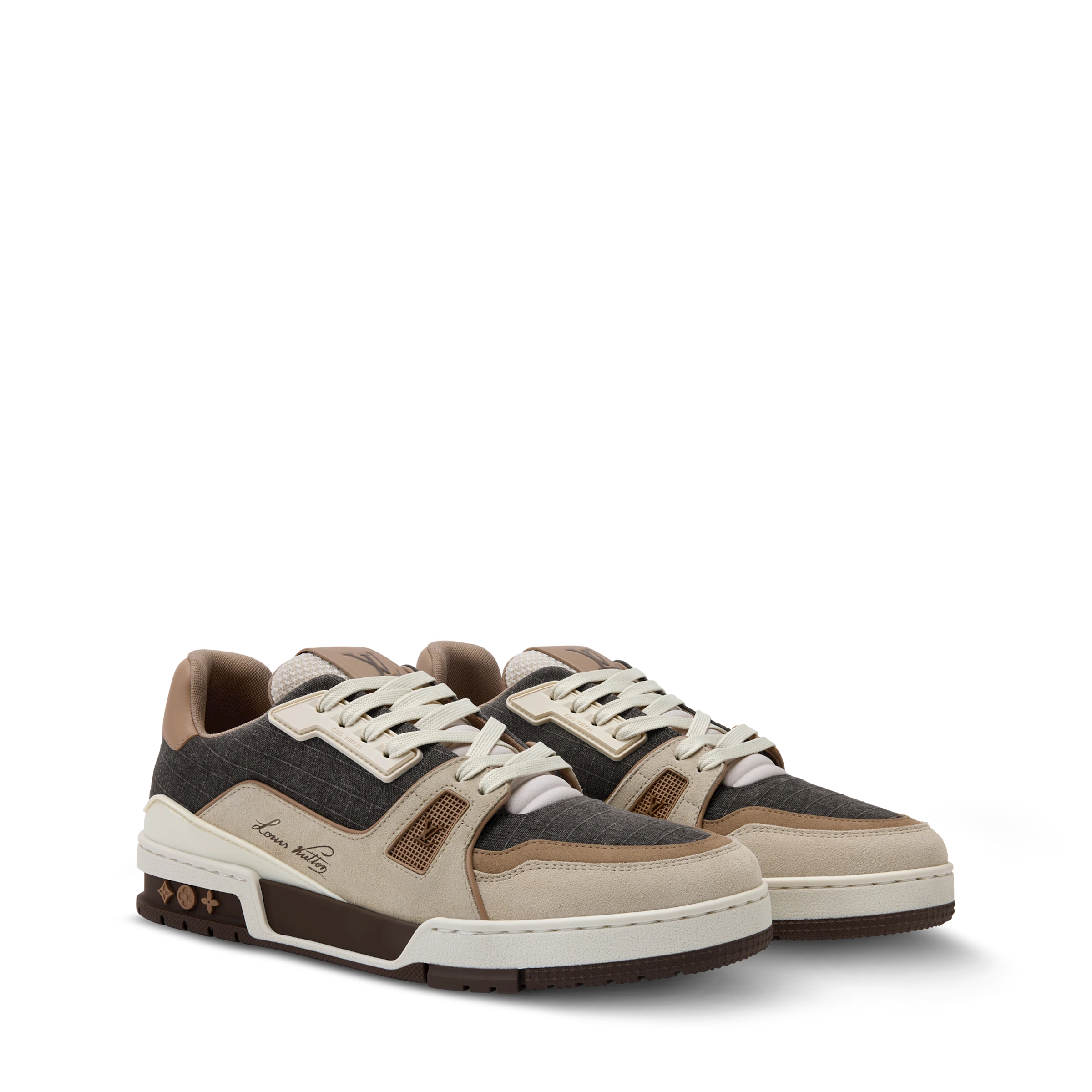 路易威登-lv-trainer-outdoor-运动鞋-鞋履系列--BWU072MI92_PM2_Front view LV TRAINER DISTRESSED Sneakers