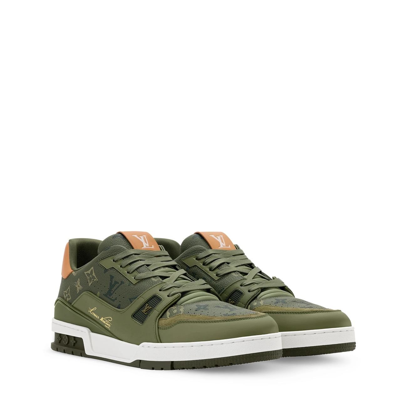 路易威登-lv-trainer-运动鞋-鞋履系列--BWU07IGC41_PM2_Front view LV TRAINER sneakers