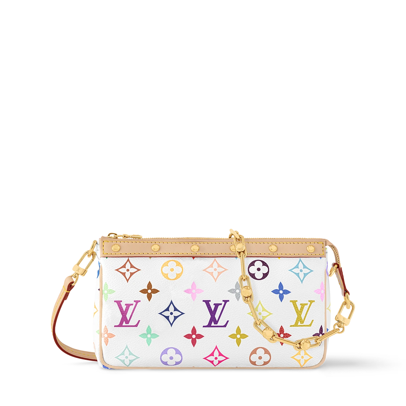 路易威登-lv-x-tm-pochette-accessoires-手袋-其他monogram-帆布-小型皮具--M13404_PM2_Front view LV x TM POCHETTE ACCESSOIRES handbag