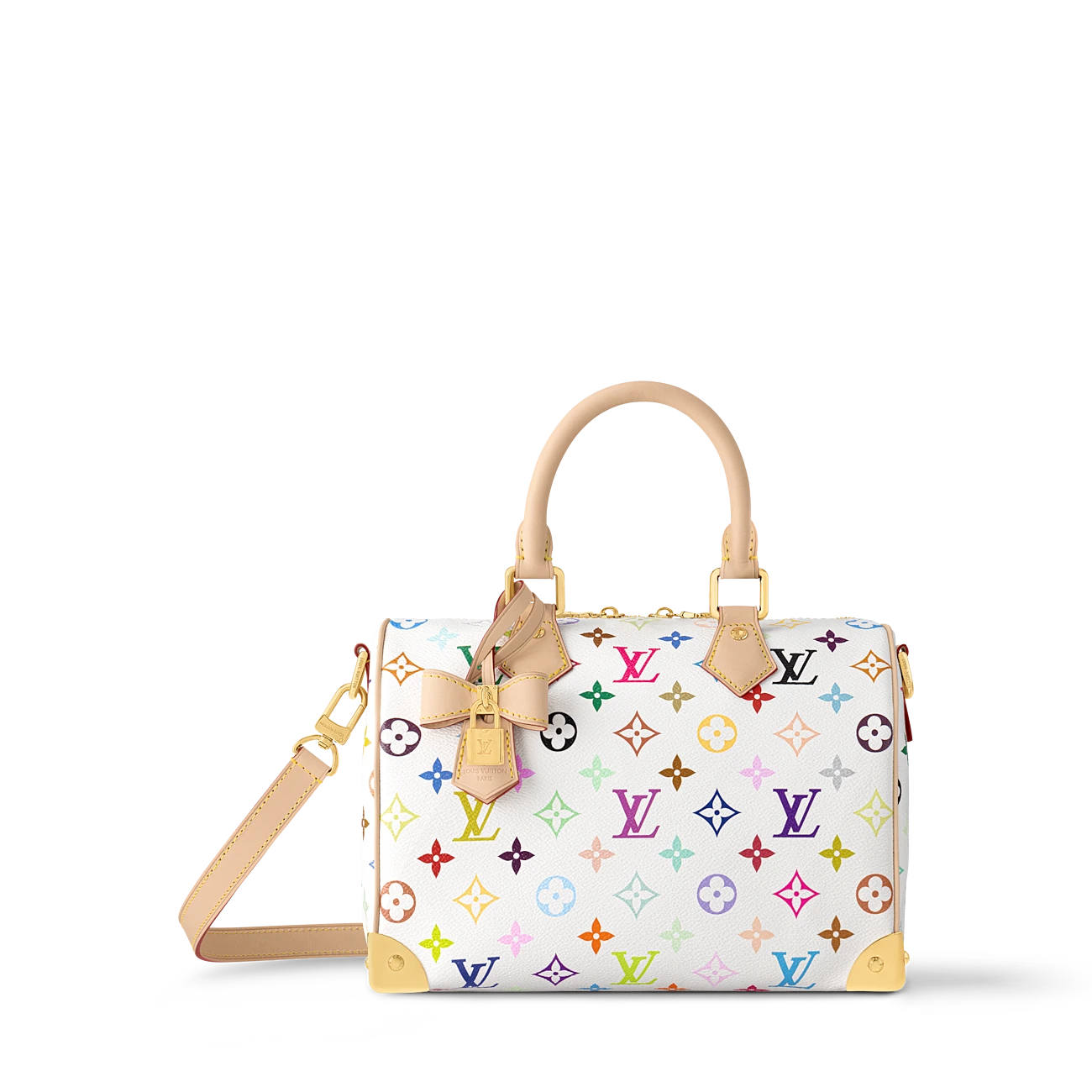 路易威登-lv-x-tm-speedy-bandoulière-25-手袋-其他monogram-帆布-时尚手袋--M13085_PM2_Front view LV x TM SPEEDY BANDOULI È RE 25 Handbag