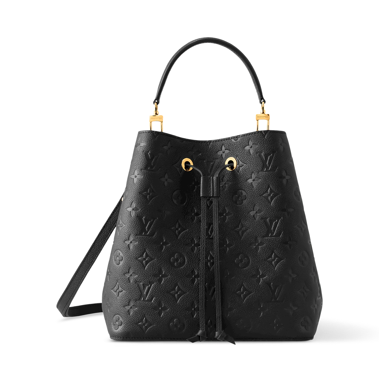 路易威登-néonoé-中号手袋-monogram-empreinte-时尚手袋--M45256_PM2_Front view NéONOé medium size handbag