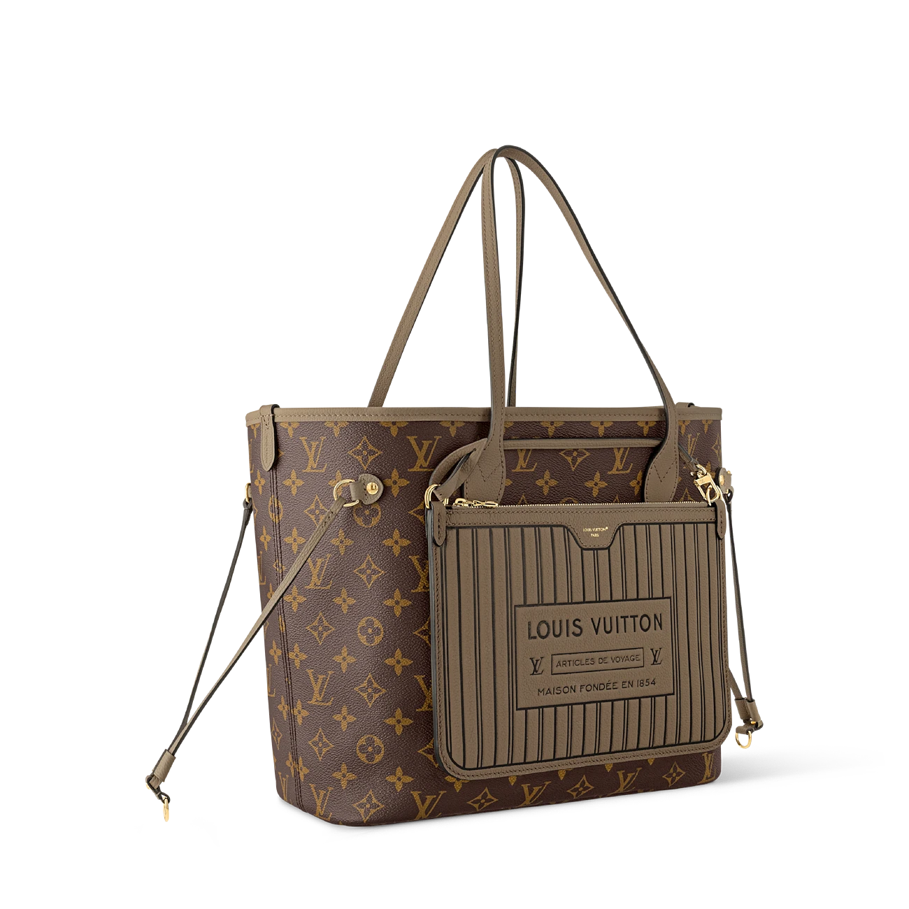 路易威登-neverfull-inside-out-中号手袋-other-leathers-时尚手袋--M25664_PM1_Side view NEVERFULL INSIDE OUT Medium Handbag