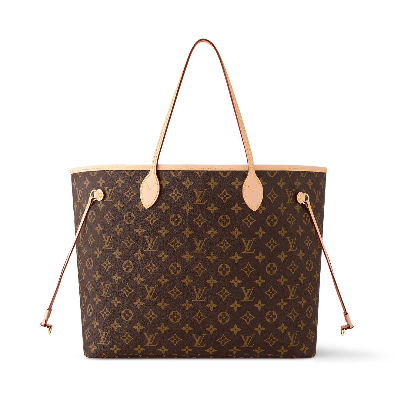路易威登-neverfull-大号手袋-monogram-订制服务--M46978_PM2_Front view NEVERFULL Large Handbag