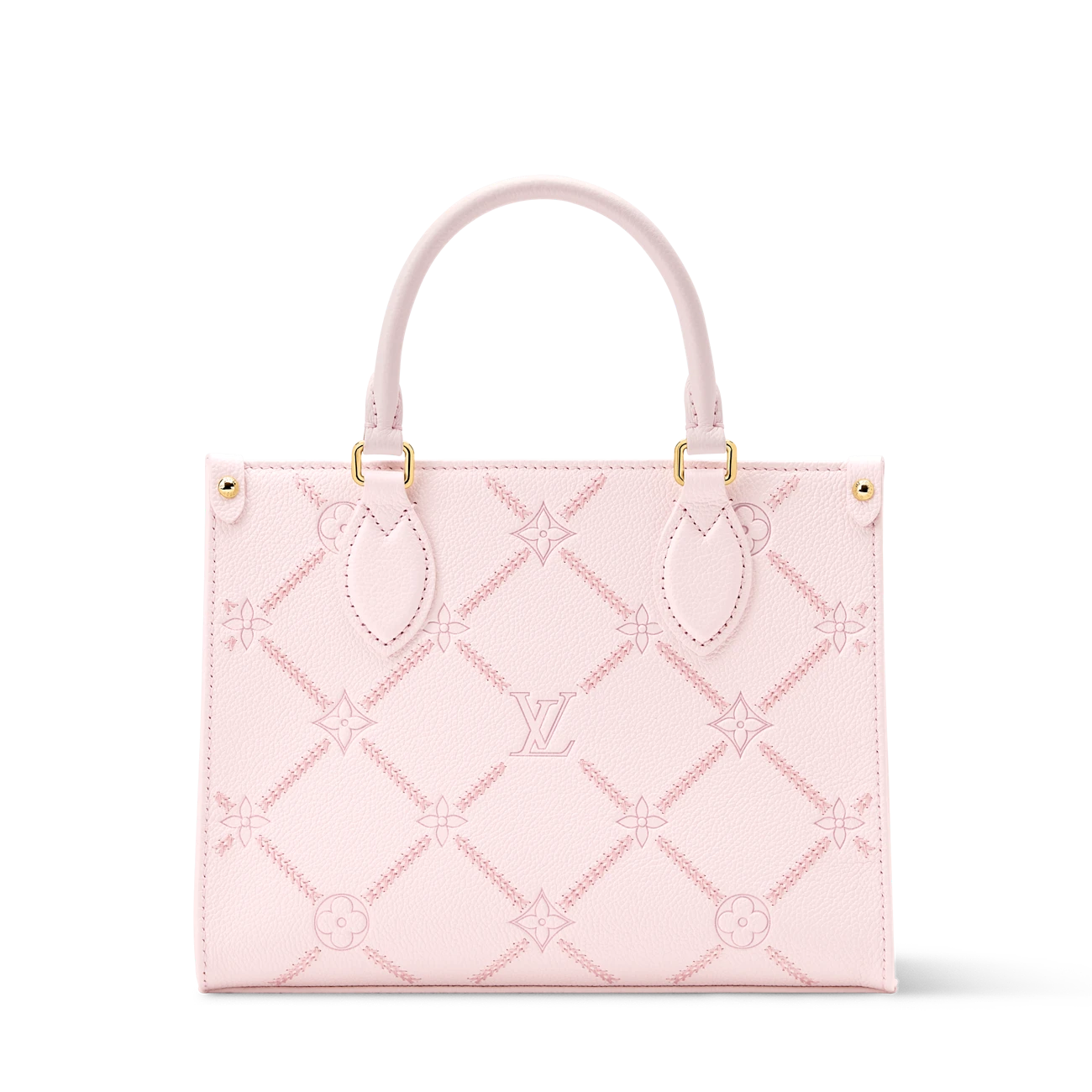 路易威登-onthego-小号手袋-monogram-empreinte-时尚手袋--M28528_PM1_Back view ONTHEGO Small Handbag
