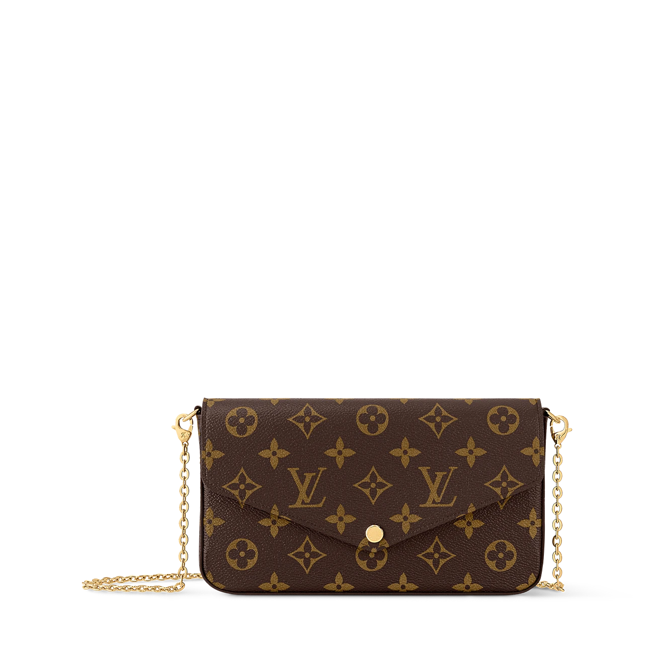 路易威登-pochette-félicie-链条包-monogram-时尚手袋--M81896_PM2_Front view POCHETTE FéLICIE Chain Bag