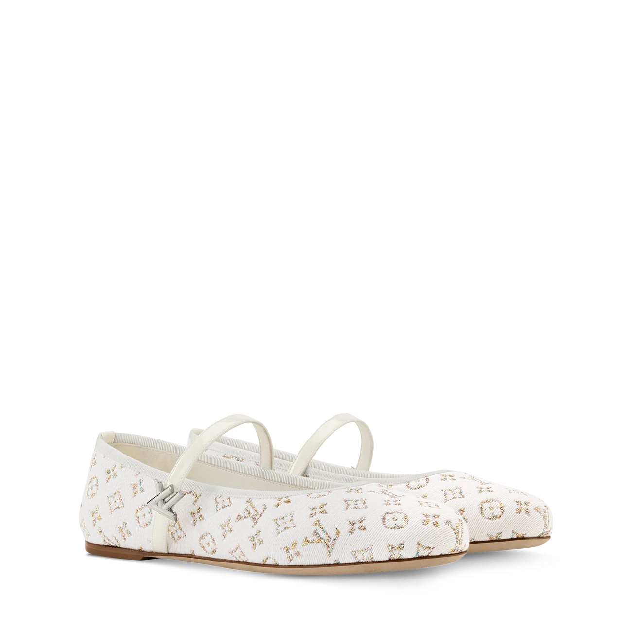 路易威登-romy-平底芭蕾鞋-鞋履系列--ATP018MEMU_PM2_Front view ROMY flat ballet shoes
