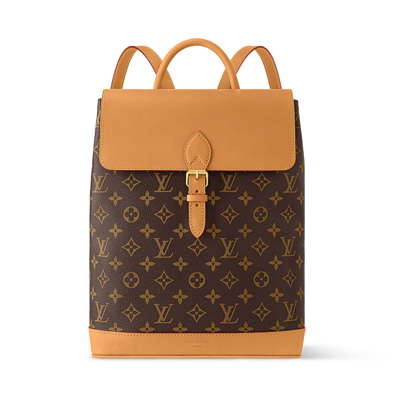 路易威登-soho-中号双肩包-monogram-时尚手袋--M14653_PM2_Front view SOHO medium shoulder bag