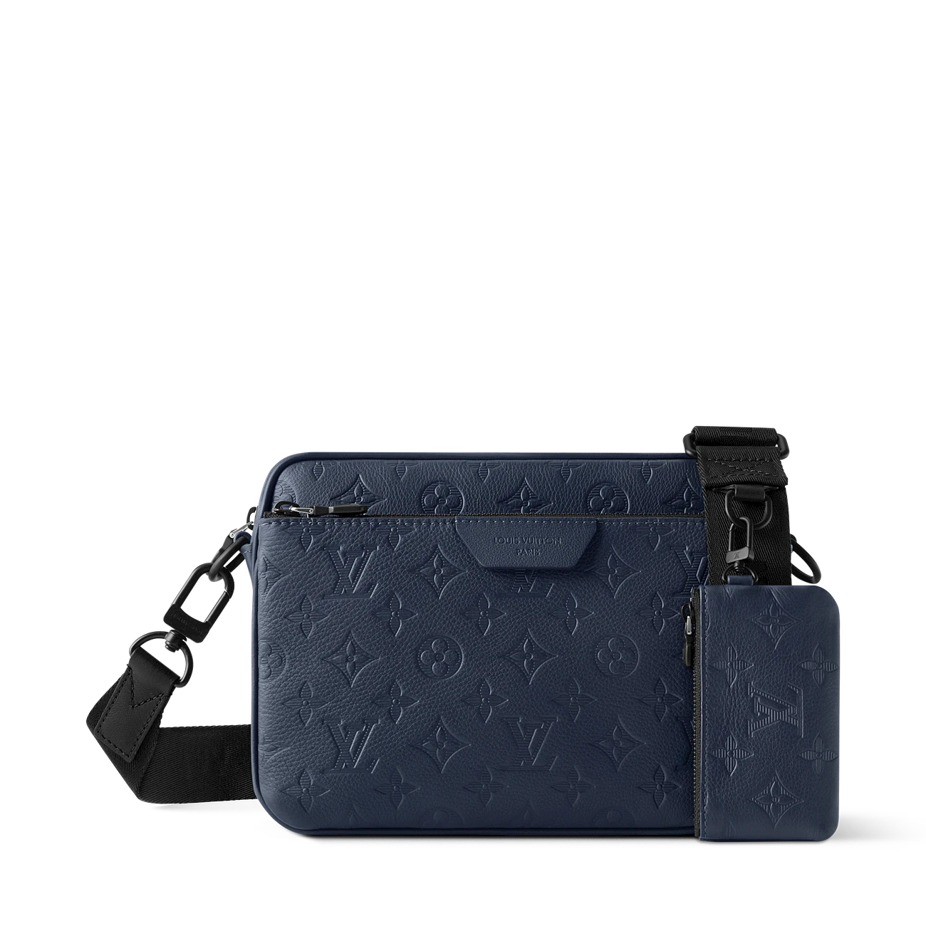路易威登-trio-邮差包-monogram-shadow-leather-男士包袋--M27925_PM2_Front view TRIO Postman Bag