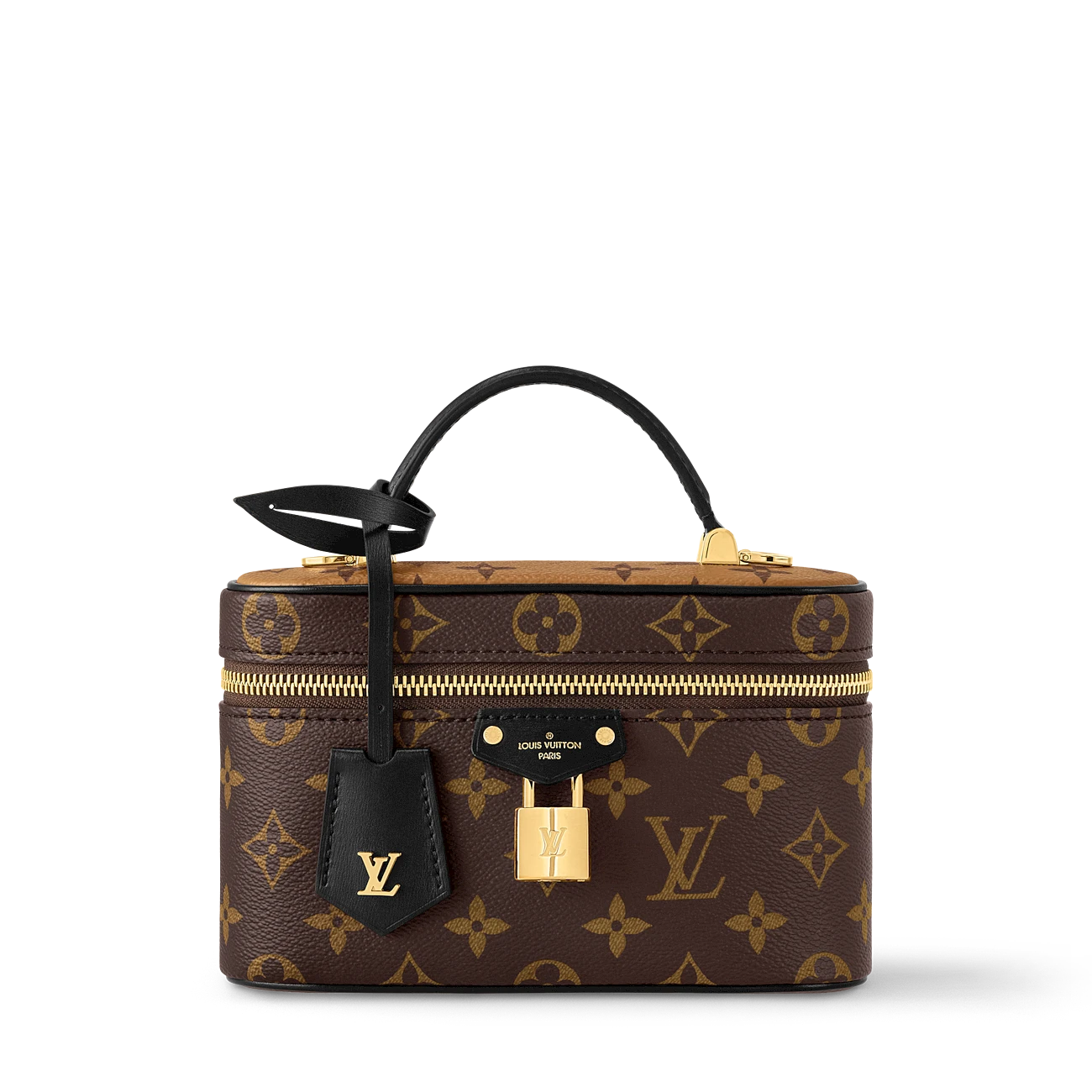 路易威登-vanity-chain-pouch-手袋-monogram-reverse-canvas-小型皮具--M47125_PM2_Front view VANITY CHAIN POUCH handbag